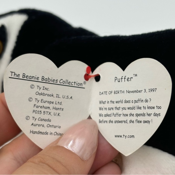 TY PUFFER NWT The Beanie Babies Collection 1997 - Picture 7 of 7